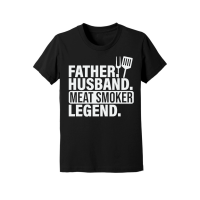 Product Mens Father Husband Meat Smoker Legend Grilling Dad Meat Smoking Youth Jersey Tee