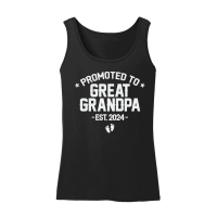 Product Promoted to Great Grandpa 2024 Women’s Tank Top