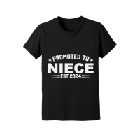 Product Promoted to niece est.2024 Youth Jersey Tee