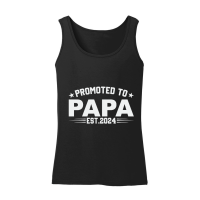 Product Promoted to papa est.2024 Women’s Tank Top