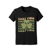 Product Retro St Patrick's Day lucky vibes Youth Jersey Tee