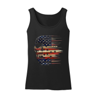 Product Skull flag american Women’s Tank Top