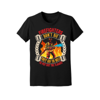 Product Firefighter's don't die They go to hell to put out the flames Youth Jersey Tee