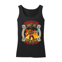 Product Firefighter's don't die They go to hell to put out the flames Women’s Tank Top