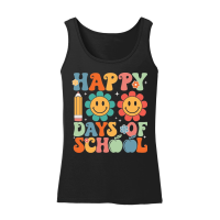 Product Retro Happy 100 Days of School Smiley Women’s Tank Top