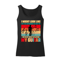Product I'm Playing My Guitar Music Lover Women’s Tank Top