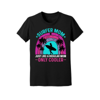 Product Surfer Mom Just Like a Regular Mom Only Cooler Youth Jersey Tee