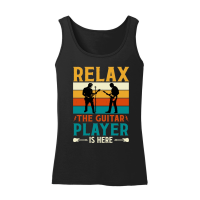 Product Relax the Guitar Player Is Here Music Women’s Tank Top