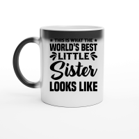 Product World's Best Little Sister Looks Like Magic Ceramic Mug