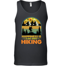 Product Happiness Is A Day Spent Hiking Unisex Tank Top