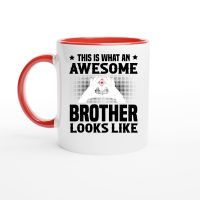 Product This Is What An Awesome Brother Looks Like Ceramic Mug with Color Inside