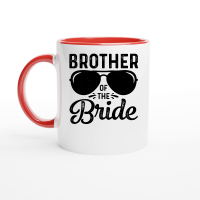 Product Brother of the Bride Ceramic Mug with Color Inside