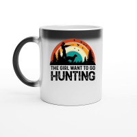 Product The Girl Want to Go Hunting Magic Ceramic Mug