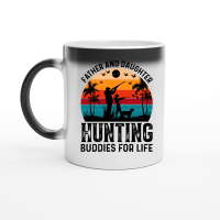 Product Father And Daughter Hunting Buddies For Life Magic Ceramic Mug