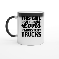 Product This Girl Loves Monster Trucks Magic Ceramic Mug