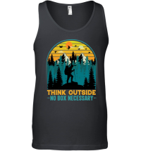 Product Think Outside No Box Necessary Hiking Unisex Tank Top