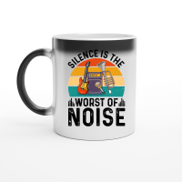 Product Silence is the Worst of Noise Music Magic Ceramic Mug