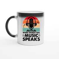 Product When Words Fail Music Speaks Magic Ceramic Mug