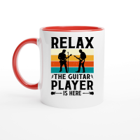 Product Relax the Guitar Player Is Here Music Ceramic Mug with Color Inside
