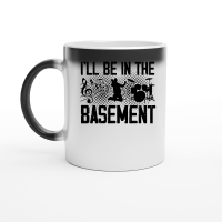 Product I'll be In the Basement Music Lover Magic Ceramic Mug