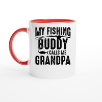 Product My Fishing Buddy Calls Me Grandpa Ceramic Mug with Color Inside