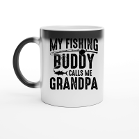 Product My Fishing Buddy Calls Me Grandpa Magic Ceramic Mug