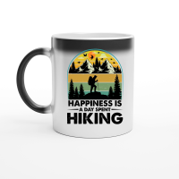 Product Happiness Is A Day Spent Hiking Magic Ceramic Mug