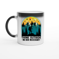 Product Think Outside No Box Necessary Hiking Magic Ceramic Mug