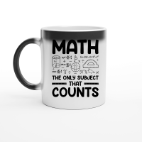 Product Math The Only Subject That Counts Magic Ceramic Mug