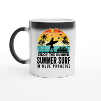 Product Enjoy The Summer Summer Surf In Blue Paradise Magic Ceramic Mug