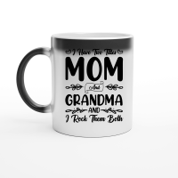 Product I Have Two Titles Mom And Grandma And I Rock Them Both Magic Ceramic Mug