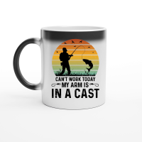 Product Can't Work Today My Arm is in a Cast Fishing Magic Ceramic Mug
