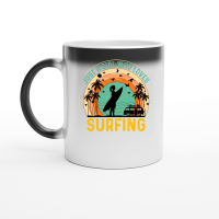 Product Just a Girl Who Loves Surfing Magic Ceramic Mug