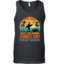 Product Enjoy The Summer Summer Surf In Blue Paradise Unisex Tank Top