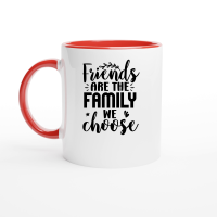 Product Friends Are the Family We Choose 01 Ceramic Mug with Color Inside