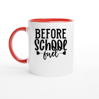 Product Before School Fuel 01 Ceramic Mug with Color Inside