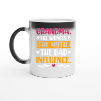 Product Grandma The Woman The Myth The Bad Influence Magic Ceramic Mug