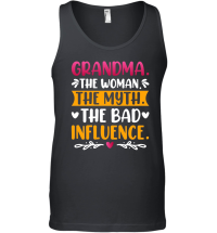 Product Grandma The Woman The Myth The Bad Influence Unisex Tank Top