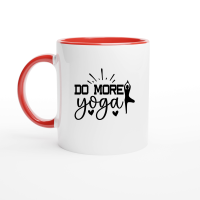 Product Do More Yoga 01 Ceramic Mug with Color Inside