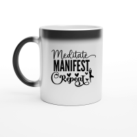 Product Meditate Manifest Repeat 01 Magic Ceramic Mug