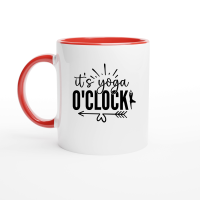 Product Its Yoga O clock 01 Ceramic Mug with Color Inside
