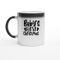 Product Babys First Christmas SVG Design Magic Ceramic Mug