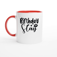 Product Birthday Slay SVG Cut File 01 Ceramic Mug with Color Inside