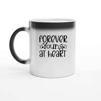 Product Forever Young At Heart SVG Design 01 Magic Ceramic Mug