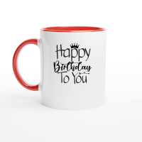 Product Happy Birthday To You SVG Design 01 Ceramic Mug with Color Inside