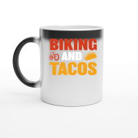 Product Biking and Tacos Magic Ceramic Mug
