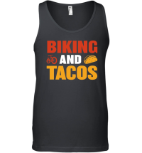 Product Biking and Tacos Unisex Tank Top