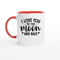 Product I Love You to the Moon and Back 01 Ceramic Mug with Color Inside