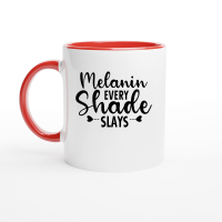 Product Melanin Every Shade Slays 01 Ceramic Mug with Color Inside