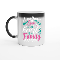 Product A mother's love is the heart of a family Mother's Day Magic Ceramic Mug